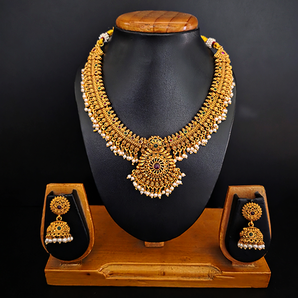 Temple Necklace Set