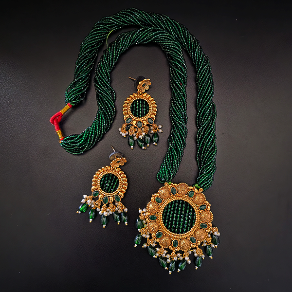 Traditional Long Potey Necklace Set 