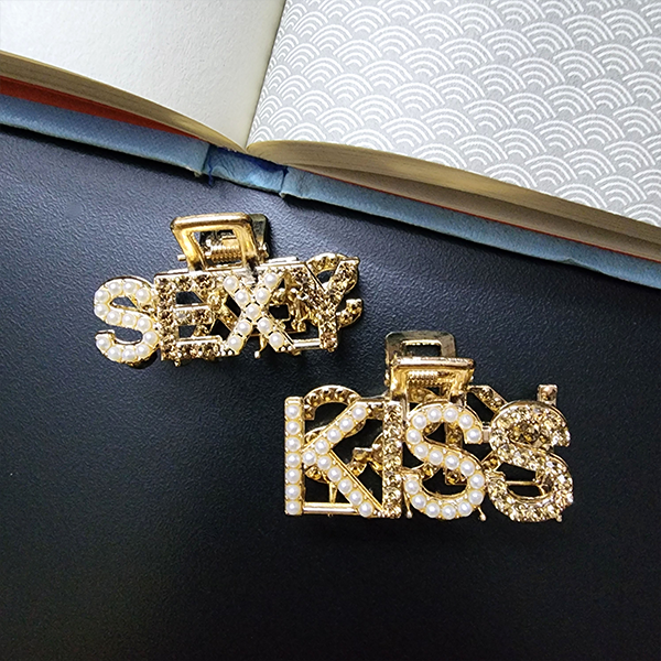 Sexy,kiss metal clawclip