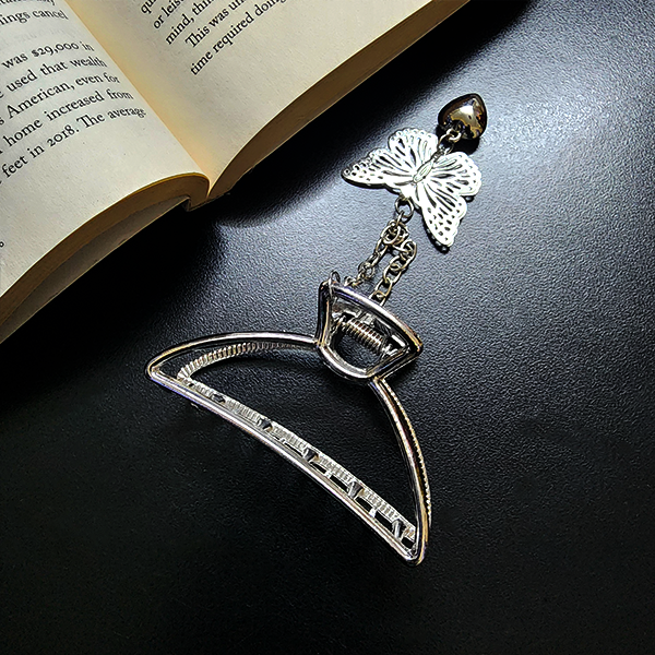 Silver Metal Claw Clip