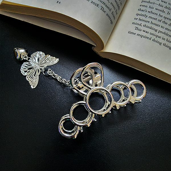 Silver Metal Claw Clip