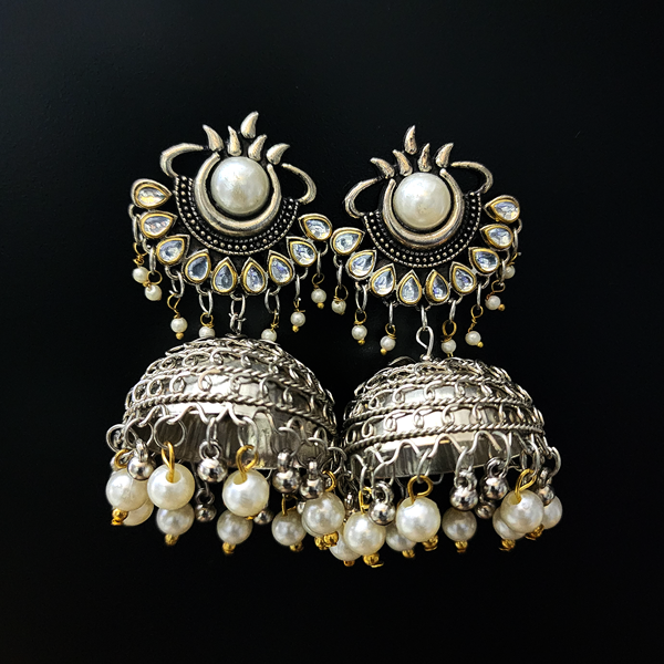 Oxidised Earring
