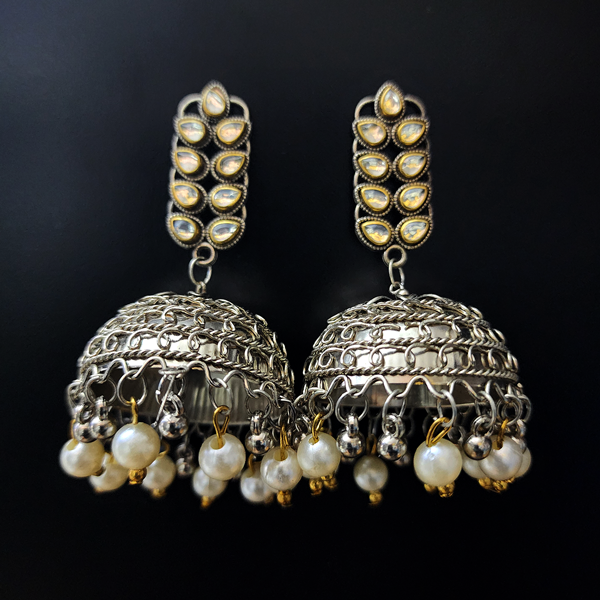 Oxidised Earring