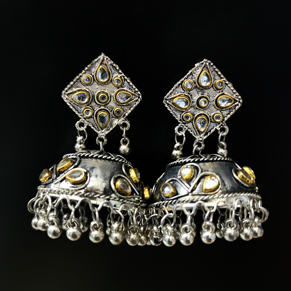 Oxidised Earring