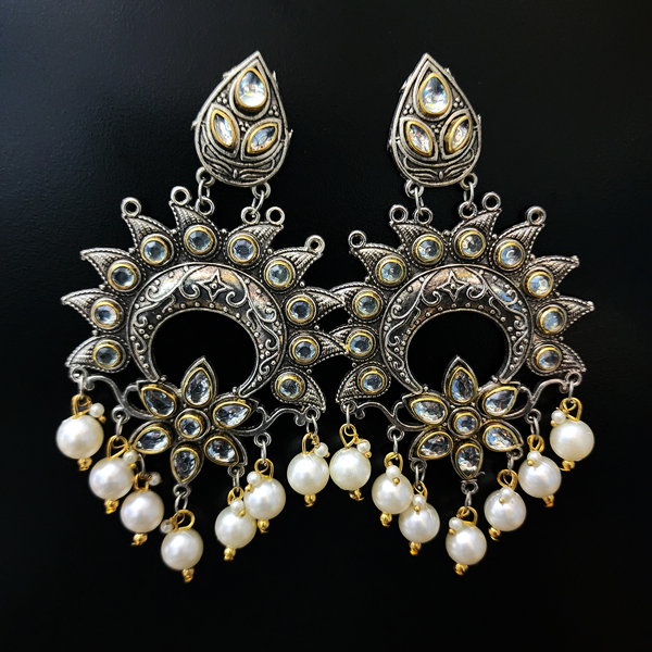 Oxidised Earring