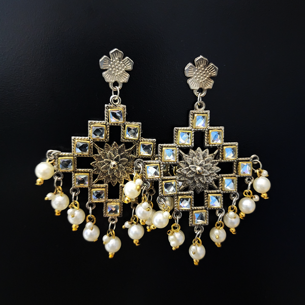 Oxidised Earring