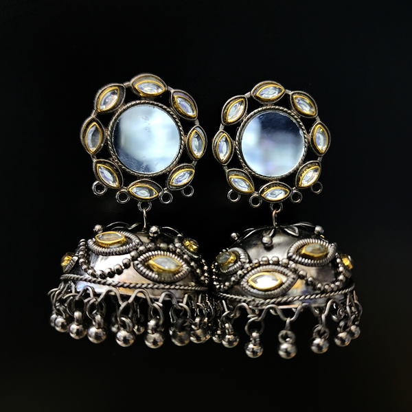 Oxidised Earring