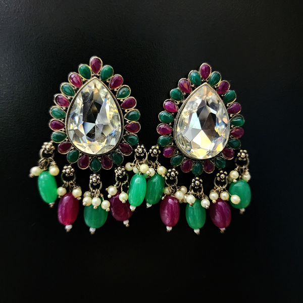 Oxidised Earring