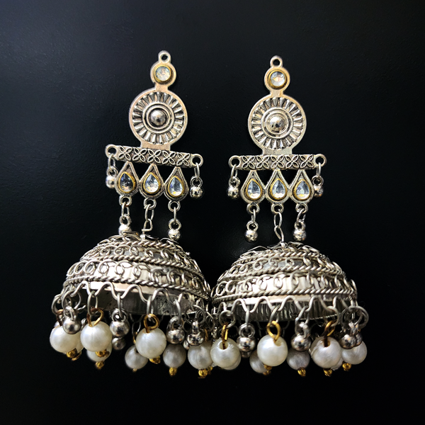 Oxidised Earring