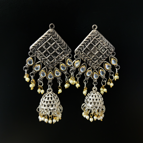 Oxidised Earring