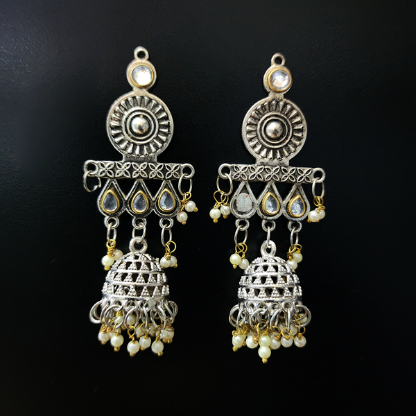 Oxidised Earring