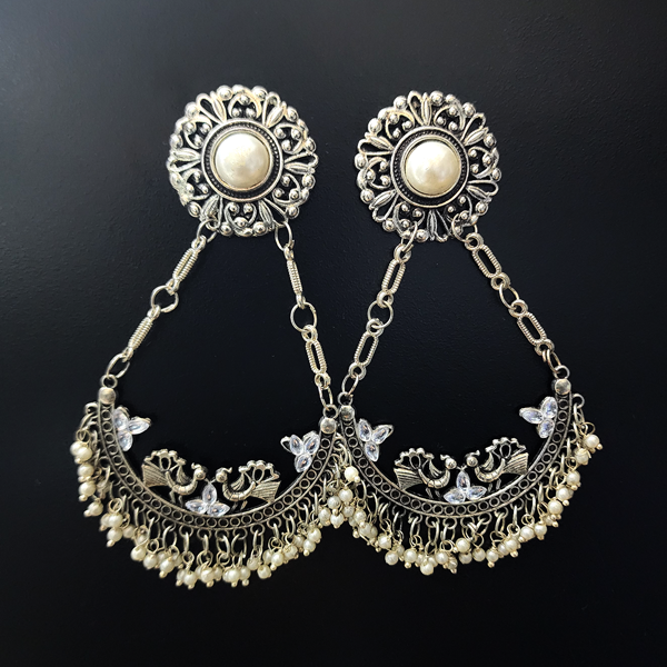 Oxidised Earring