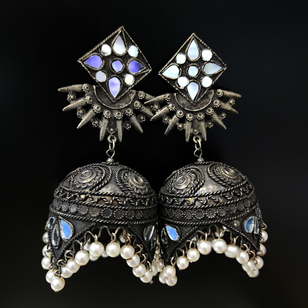 Oxidised Earring