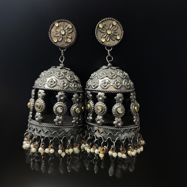 Oxidised Earring