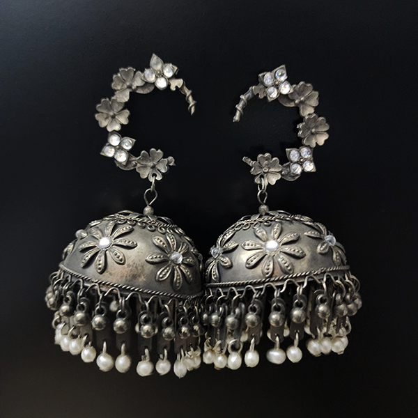Oxidised Earring