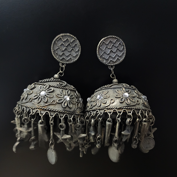 Oxidised Earring