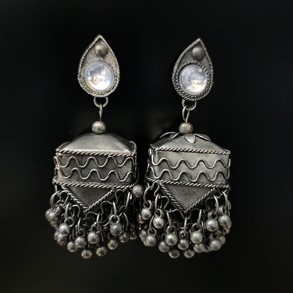 Oxidised Earring
