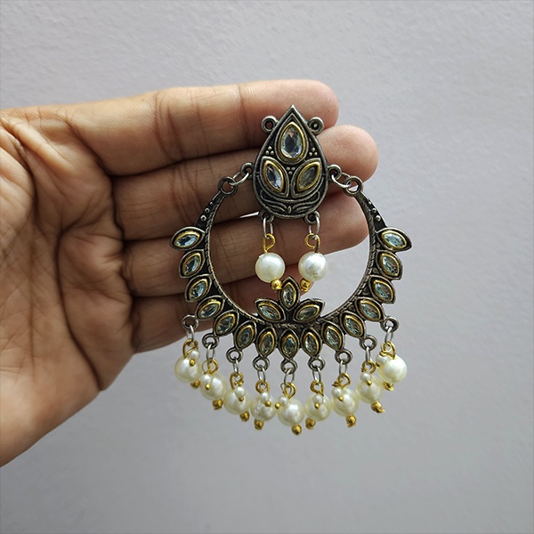 Oxidised Earring