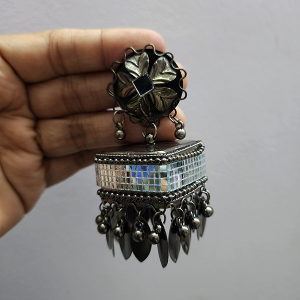 Oxidised Earring