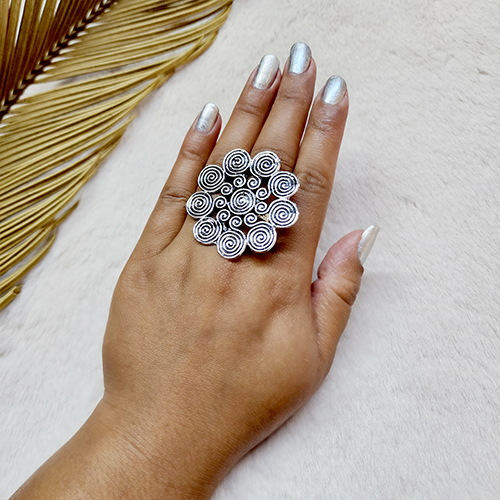 Oxidized Ring Big Size