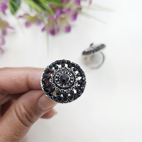 Black Stone Ring
