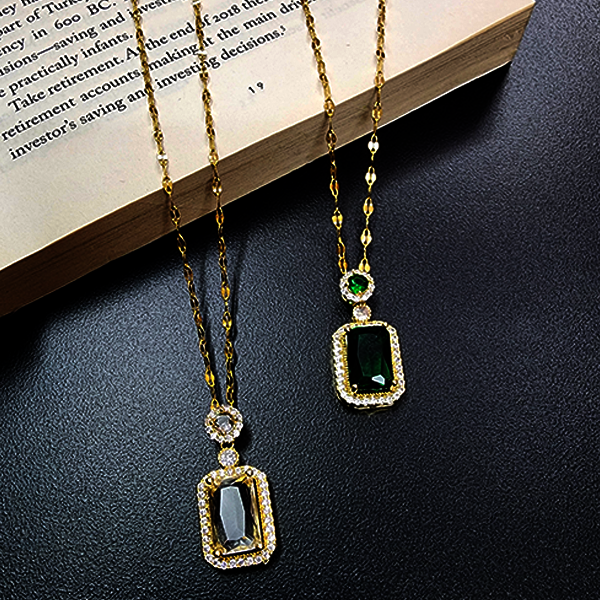 Crystal Stainless Necklace 