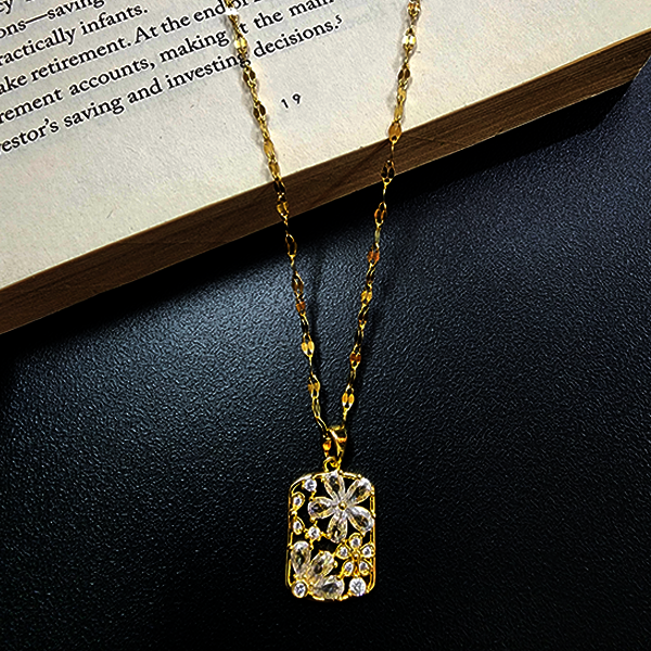 Crystal Stainless Necklace